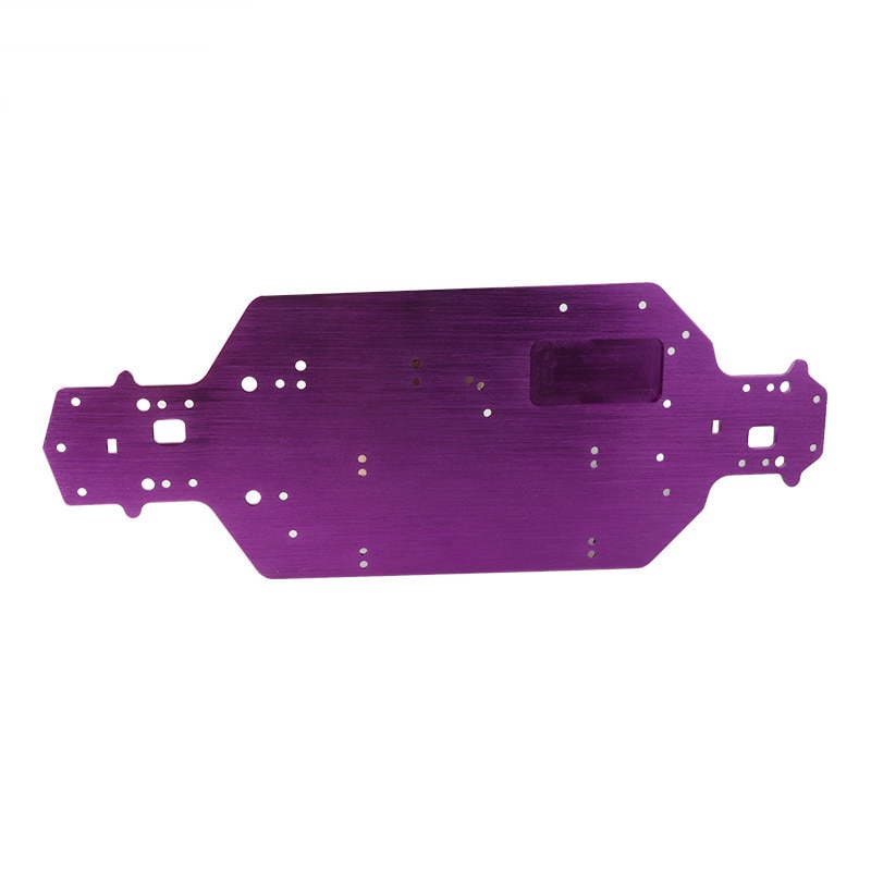 Model car HSP 03001 03602 aluminum alloy metal chassis 3MM thickness for 1/10 RC car upgrade 94103 94123 parts