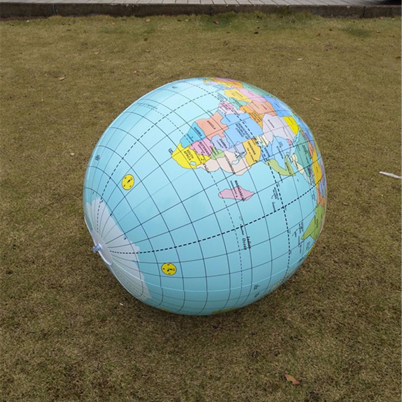 Jumbo Opblaasbare Globe 90Cm Early Educatief Opblaasbare Aarde Wereld Geografie Globe Kaart Ballon Speelgoed Strand Bal Kinderen Speelgoed