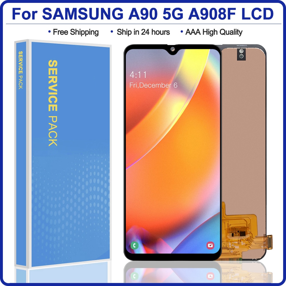 6.7 for for para samsung galaxy a90 5g lcd tela de toque digitador assembléia substituição para samsung a90 5g a908 a908n display
