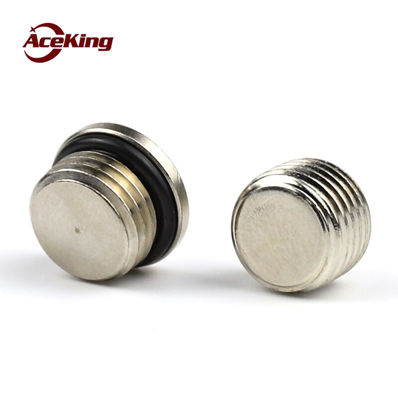 Hexagon plug Pneumatic joint plug inner hexagon all copper nickel plated plug BD-01/02/03/04 1/8 1/4 3/8 1/2