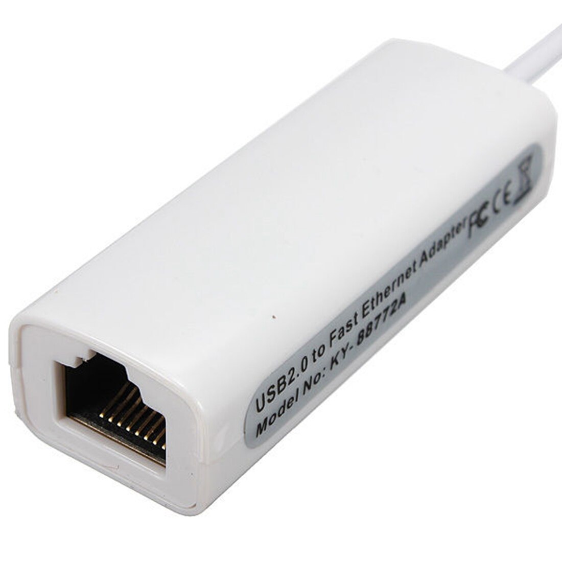 Adaptador de red Ethernet USB 2,0 a RJ45 para Apple Mac MacBook Air, ordenador portátil y PC