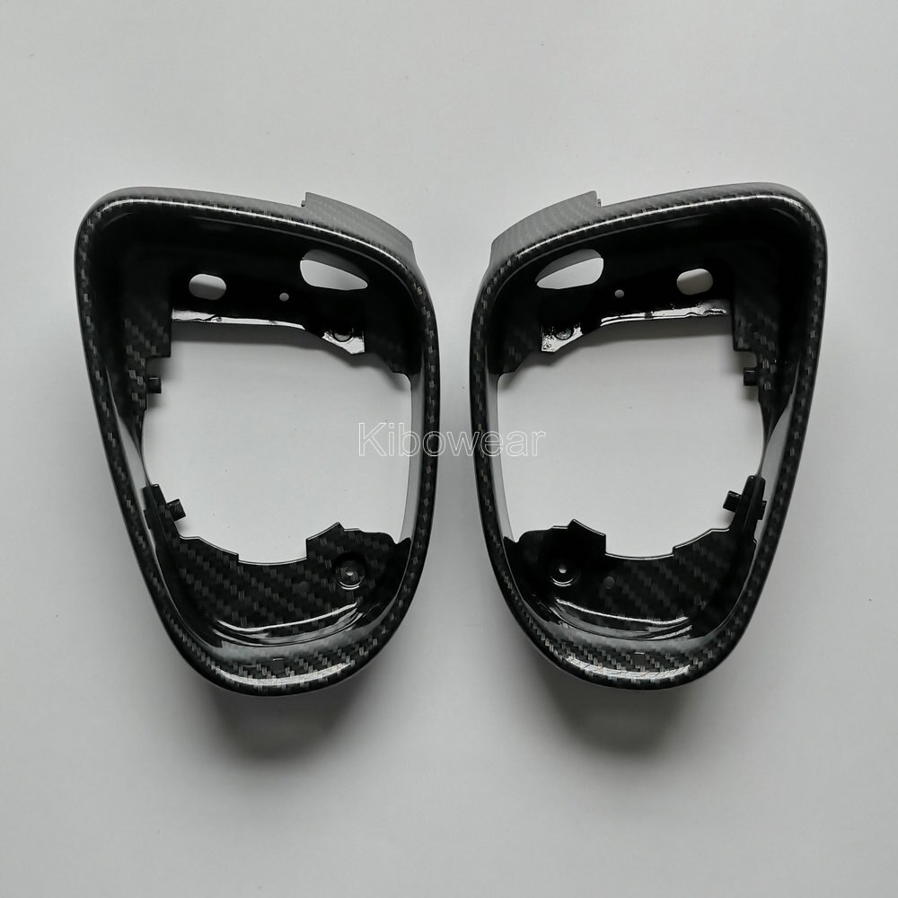 Cadre de rétroviseur latéral en carbone pour VW Golf 6 MK6 GTI R20 gtd, garniture de remplacement de boîtier d&#39;aile