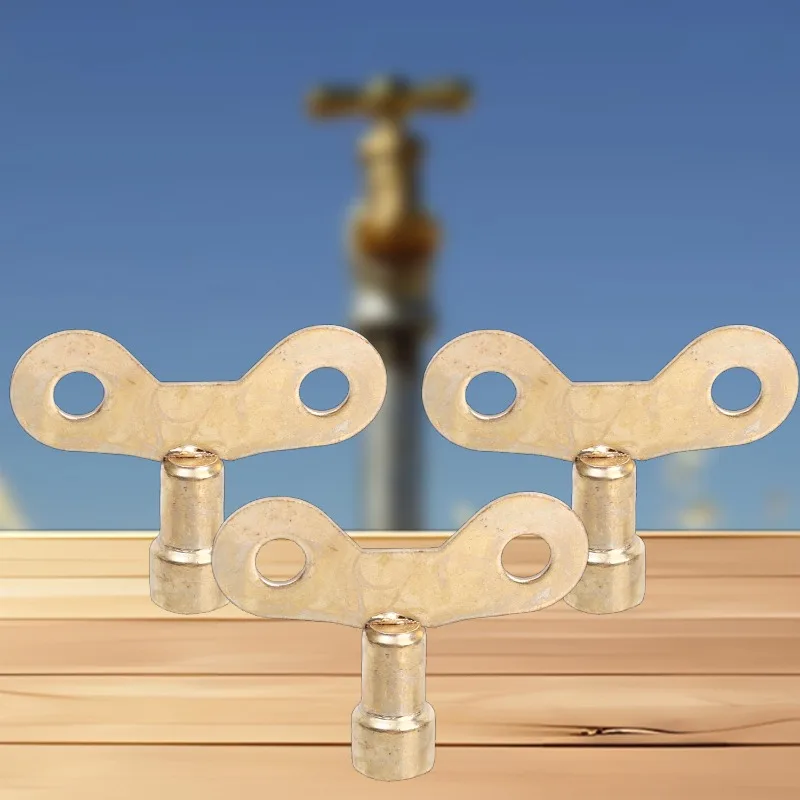 Clé de robinet à douille carrée, bobine, trou de plomberie, clé en fer, radiateur, Valve d'eau, purge de l'air, interrupteur de verrouillage spécial, 30/10 pièces