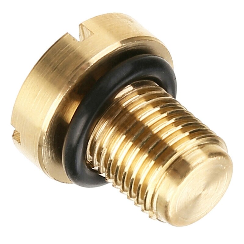 Tornillo de purga para depósito de expansión de refrigerante, 17111712788 desbordamiento del radiador, dorado, E39 E36 E46 para BMW, Etc.
