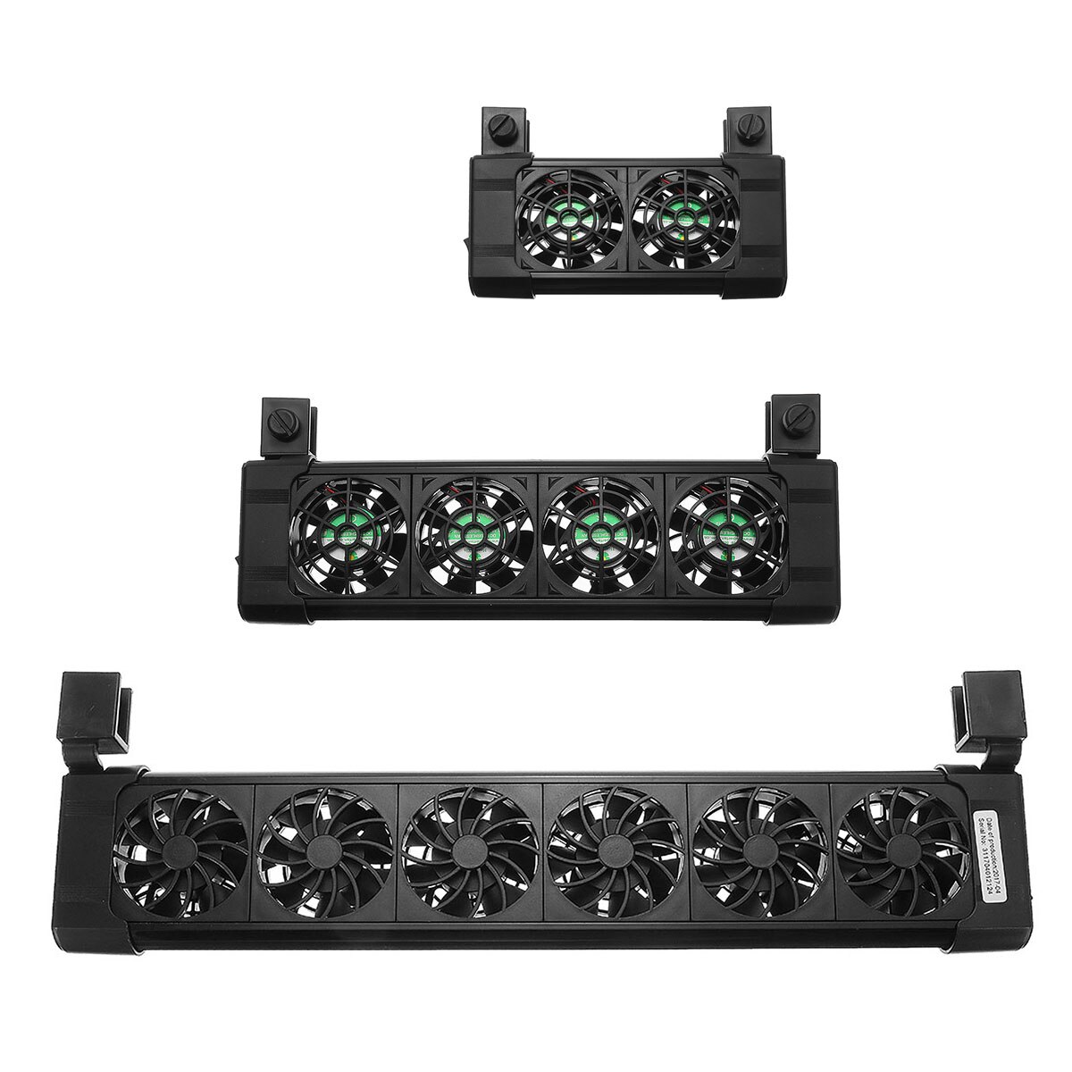 Aquarium vis tank automatische temperatuurregeling ventilator tank koeling aquarium ventilator waterkoeling dempen 2/3/4/5/6 kop ventilatoren