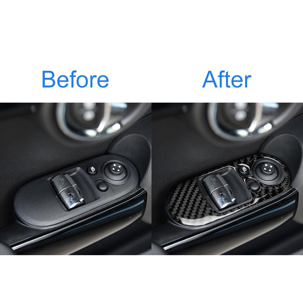 Door Window Lifter Switch Control Panel Interior Trim Decal for Mini Cooper F56