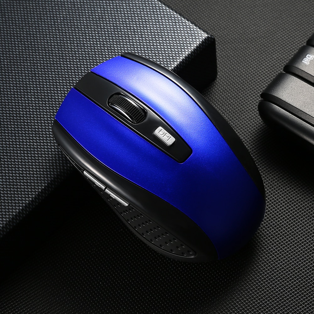 6 Buttons Wireless Mouse Optical 1200DPI USB Gaming Mouse Mice for Laptop Notebook with USB Receiver