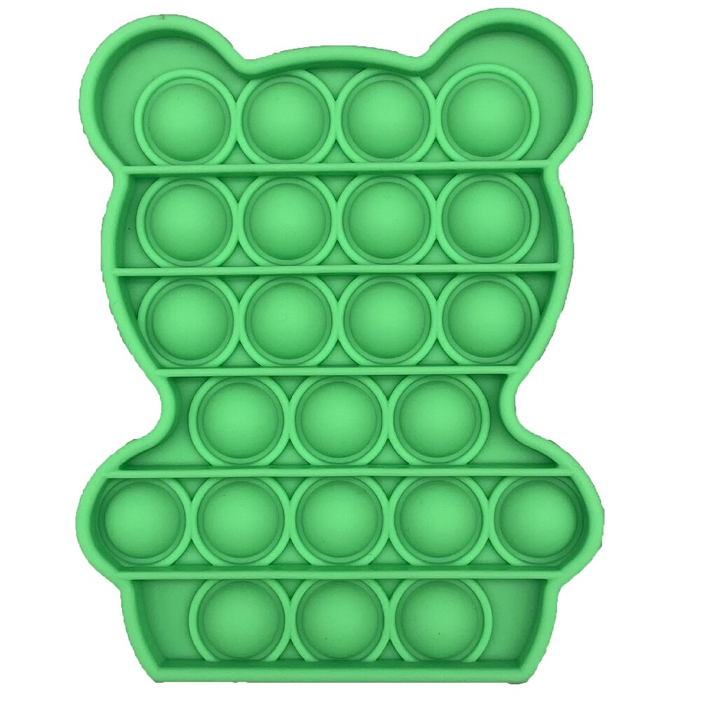 Push Bubble Fidget Zintuiglijke Speelgoed Antistress Speelgoed Volwassen Kinderen Fidget Het Zintuiglijke Speelgoed Autisme Speciale Behoeften Stress Reliever: Licht Geel