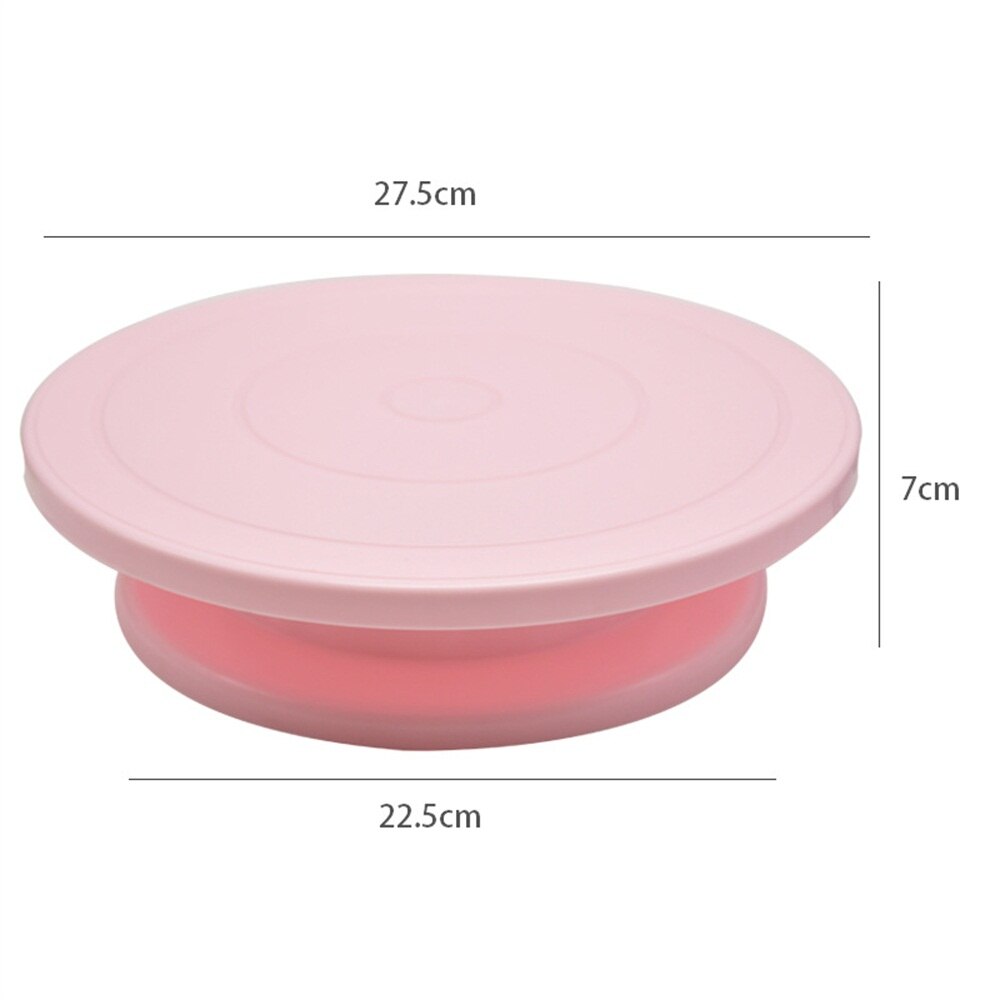 Gâteau plateau tournant anti-dérapant rond gâteau support gâteau décoration outils gâteau rotatif Table cuisine bricolage Pan cuisson cuisine outils