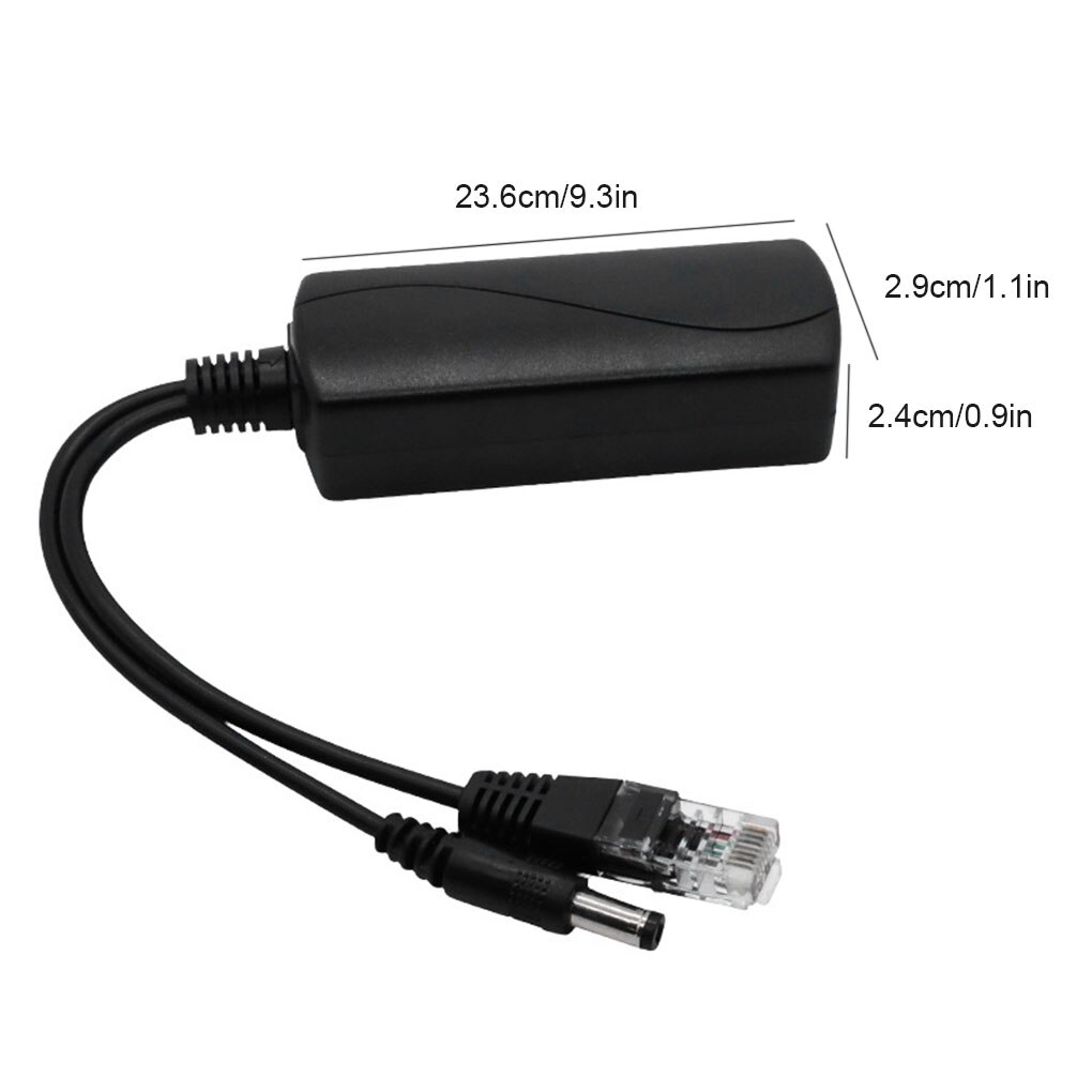 48V To 12V POE Connectors Adapter Cable Splitter Injector Power Supply for Huawei for Hikvision