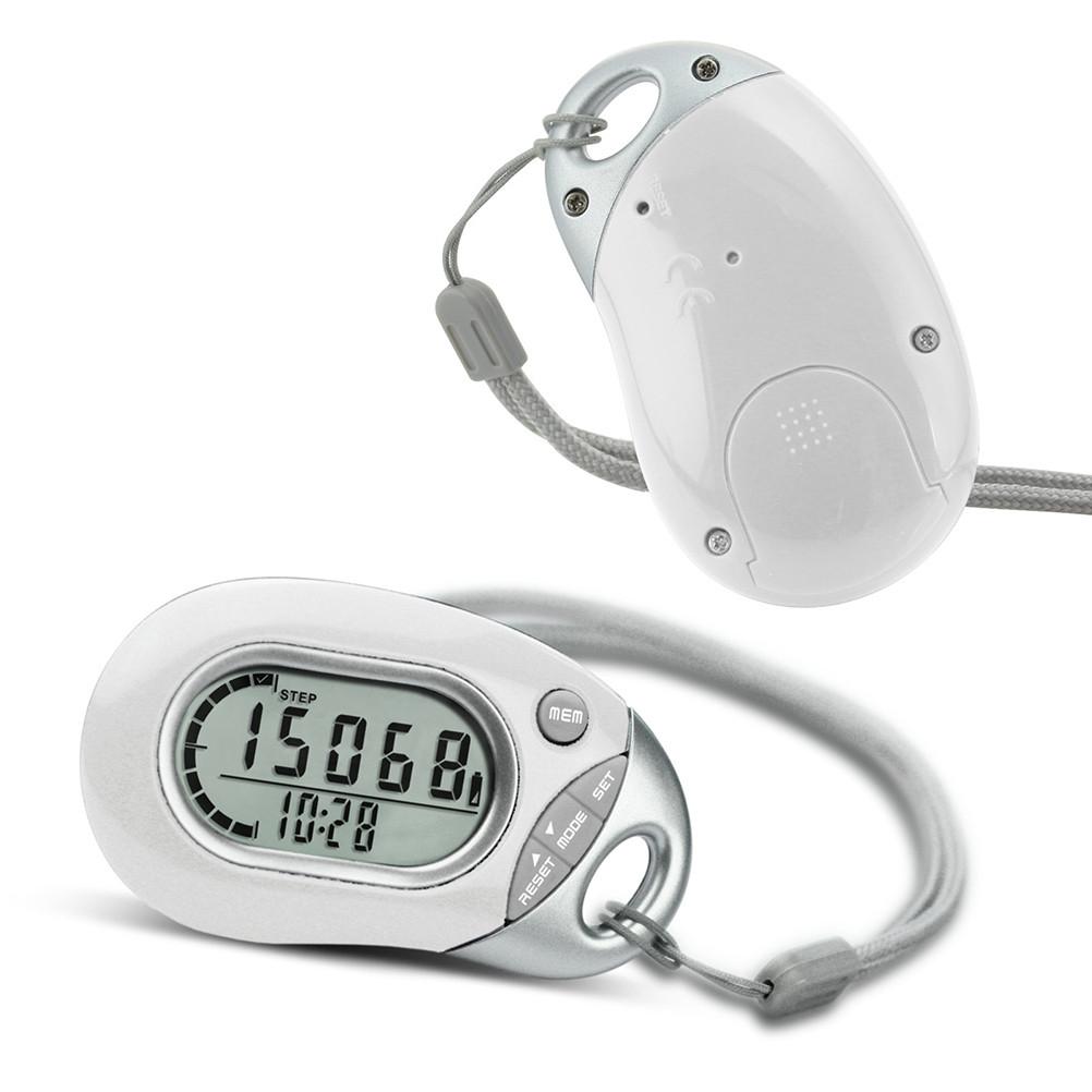 Step Counting Pedometer Portable Step Counter Walking Distance Counting Equipment Accurate Digital 3D Pedometer