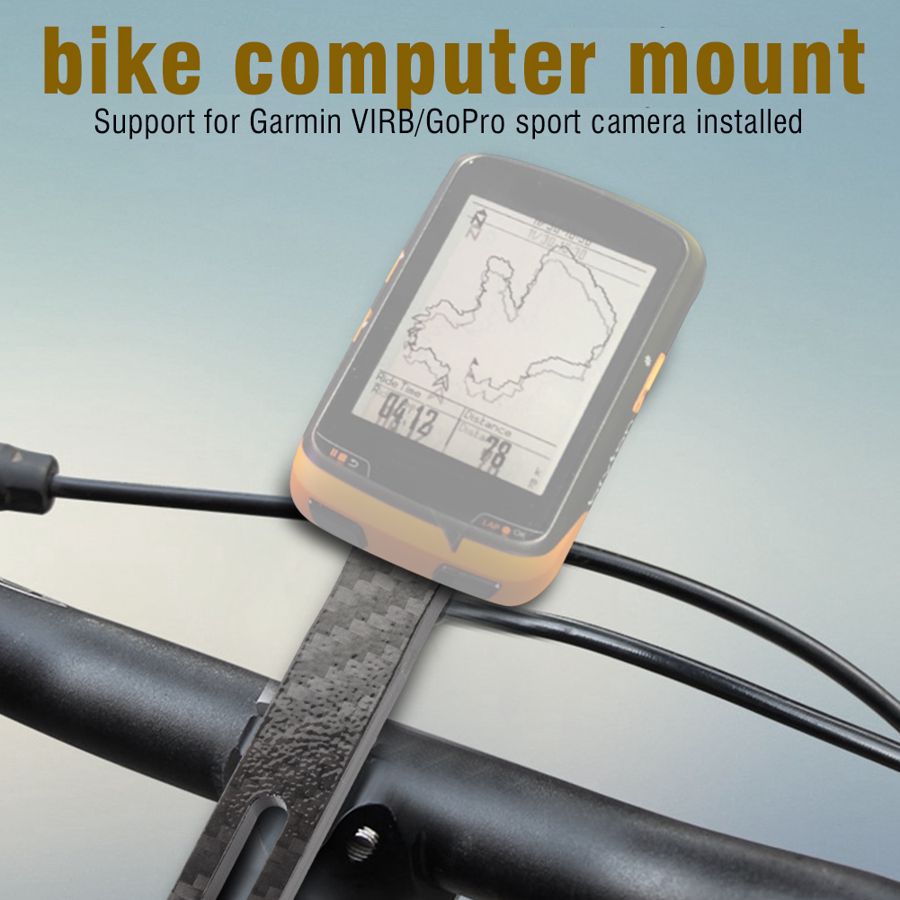 Kohlenstoff Fahrrad Computer Montieren Radfahren Computer Stoppuhr Halterung Fahrrad Tacho Halterung für Garmin für Bryton Fahrrad Zubehör