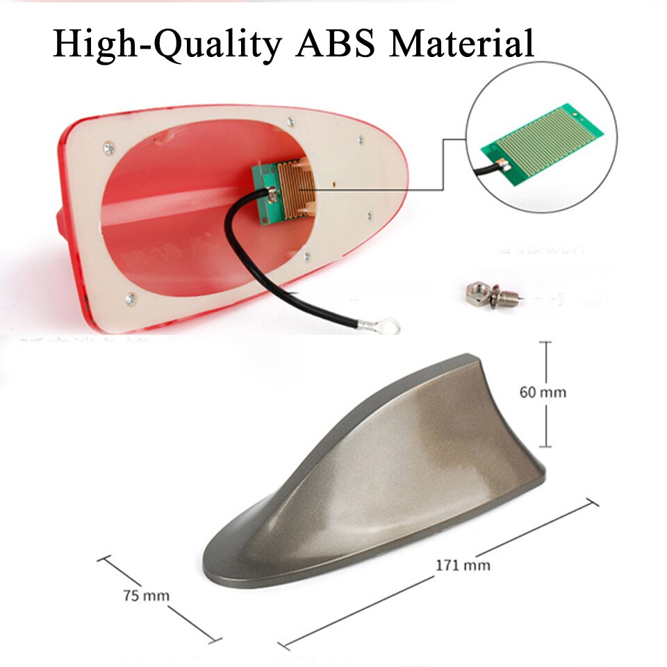 Kebidumei Auto Auto Dak Fm Haaienvin Antenne Speciale Auto Radio Signaal Antennes Antenne Voor Bmw Vw Ford Polo Auto styling