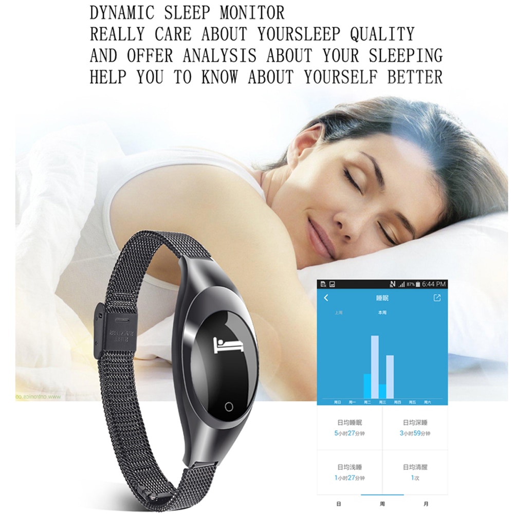 Smartwatch Damski greentiger - Ciśnienie Krwi i Tętno - Tracker Aktywności - Kolorowy Wyświetlacz LCD