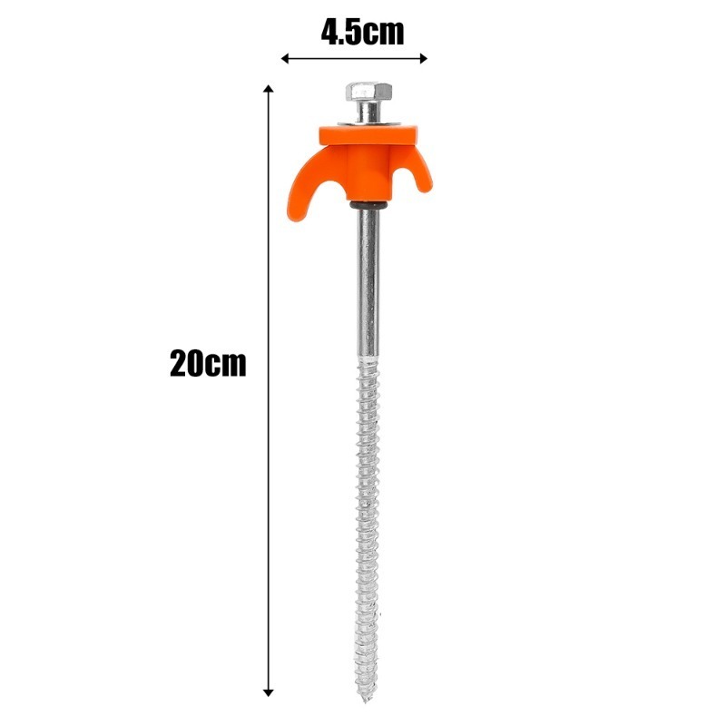 Tent Stakes Heavy Duty 10/2pcs Rustproof Ground Nail Pins Non Rust Metal Yard Stake Nail Spikes for Family Camping Patio Canopie