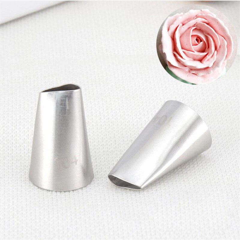 Rose Petal 304 Rvs Pastry Nozzles Diy Cake Decorating Piping Nozzles Fondant Cupcake Icing Gereedschap #104