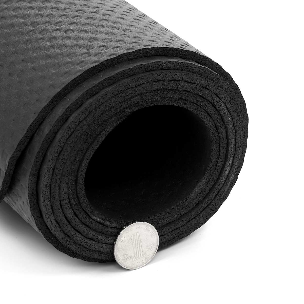 190x85cm NBR Exercise Mat Gym Fitness Equipment For Treadmill Bike Protect Floor Mat Running Machine Shock Absorbing Pad Black