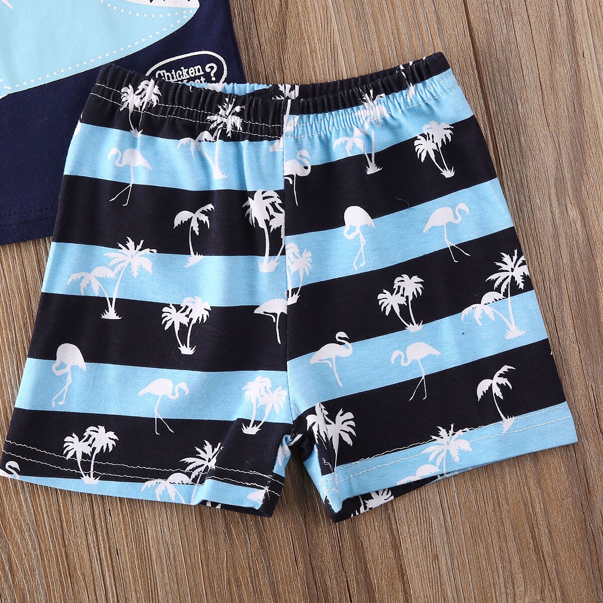 Toddler Kids Baby Boy Girl Outfits Clothes T-shirt Tops+Short Pants Set