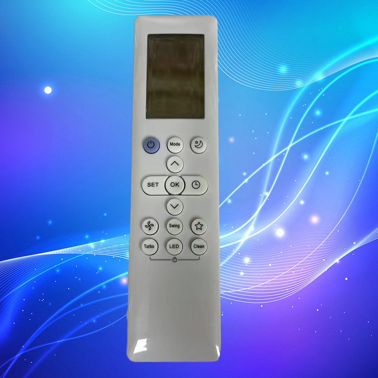 Nuovo RG10B(B)/BGEF per Midea AC A/C Telecomando RG10B(E2) RG10A/A1(B2S)/BGEF RG10L1(C2HS)/BGEF Telecomando per condizionatore d'aria: Grigio