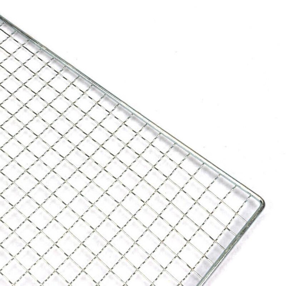 Stainless Steel BBQ Grill Grate Grid Wire Mesh Rack Cooking Replacement Net 26*32CM Barbecue Grill Accessories