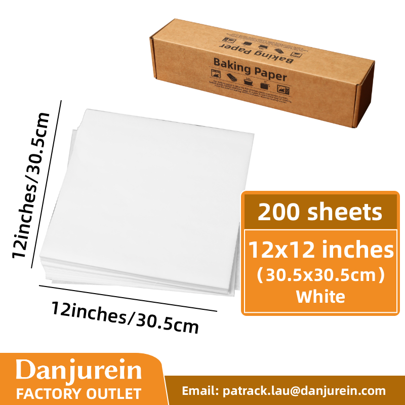 Parchment Paper Baking Paper 4"6"8"9"10"12" Precut Non-Stick Grilling Food Packaging Oven Air Fryer Steaming Bread Cake Cookie: black