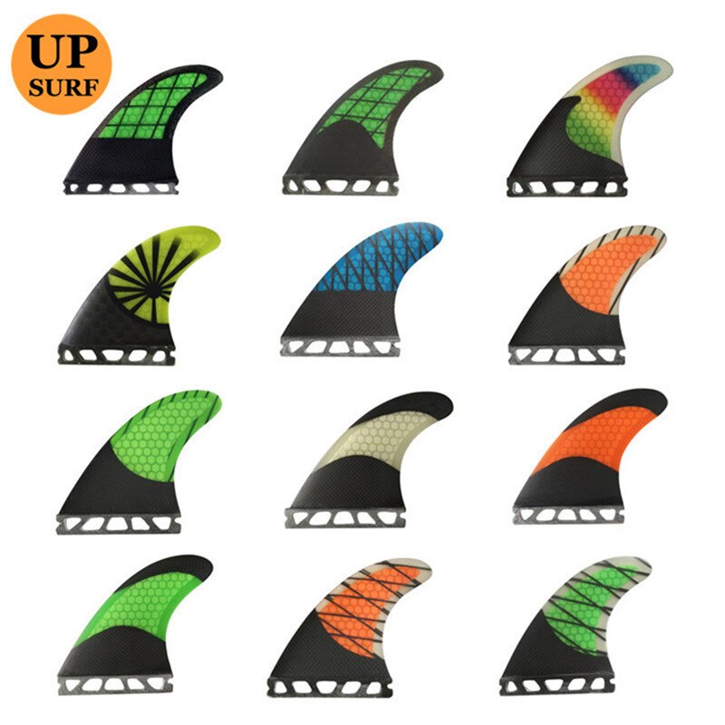 Clearance product Future Fins G5/G7 Carbon Fiber Barbatana Surfboard Fin Thruster Honeycomb Fibreglass Fins 3 Pieces per set