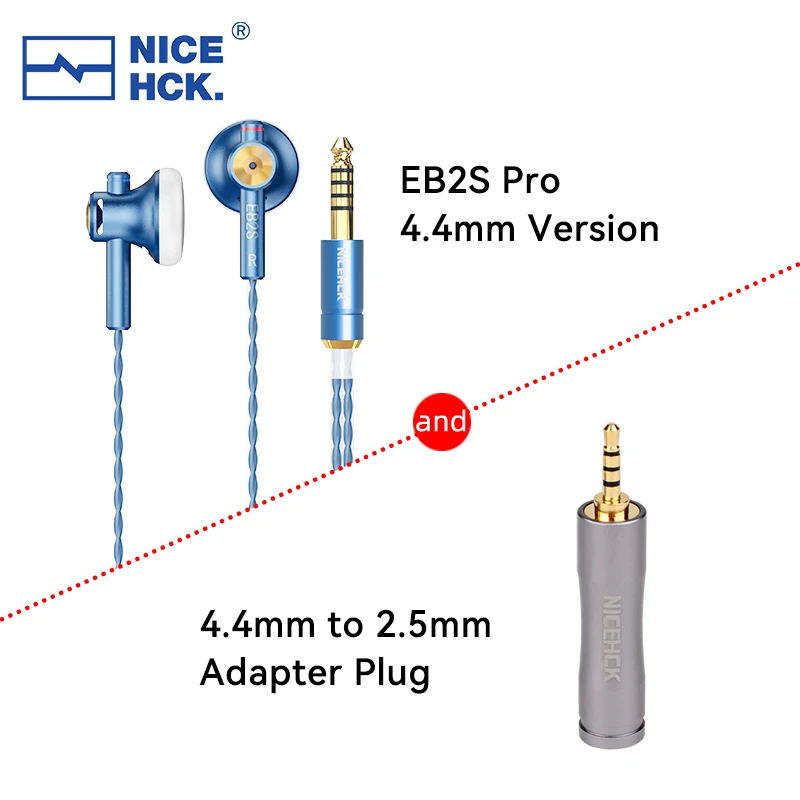 NiceHCK EB2S PRO HIFI Wired Microphone Earphone 15.4mm Dynamic Unit Earbud Bass Headset With Silver Plated OCC Mixed Cable IEM: black