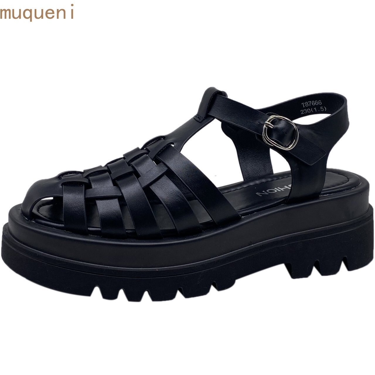 Low Sandals Leather Shoes Lady Suit Female Beige Espadrilles Platfor