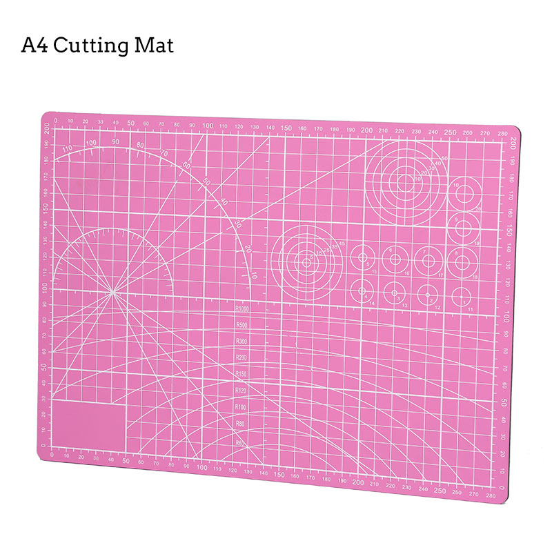 LMDZ A3 A4 A5 Double Sided Cutting Mat Cutting Board Mat Patchwork Mat Cutting Mat Patchwork Tool DIY Cutting Board 1 Pcs: A4 Pink