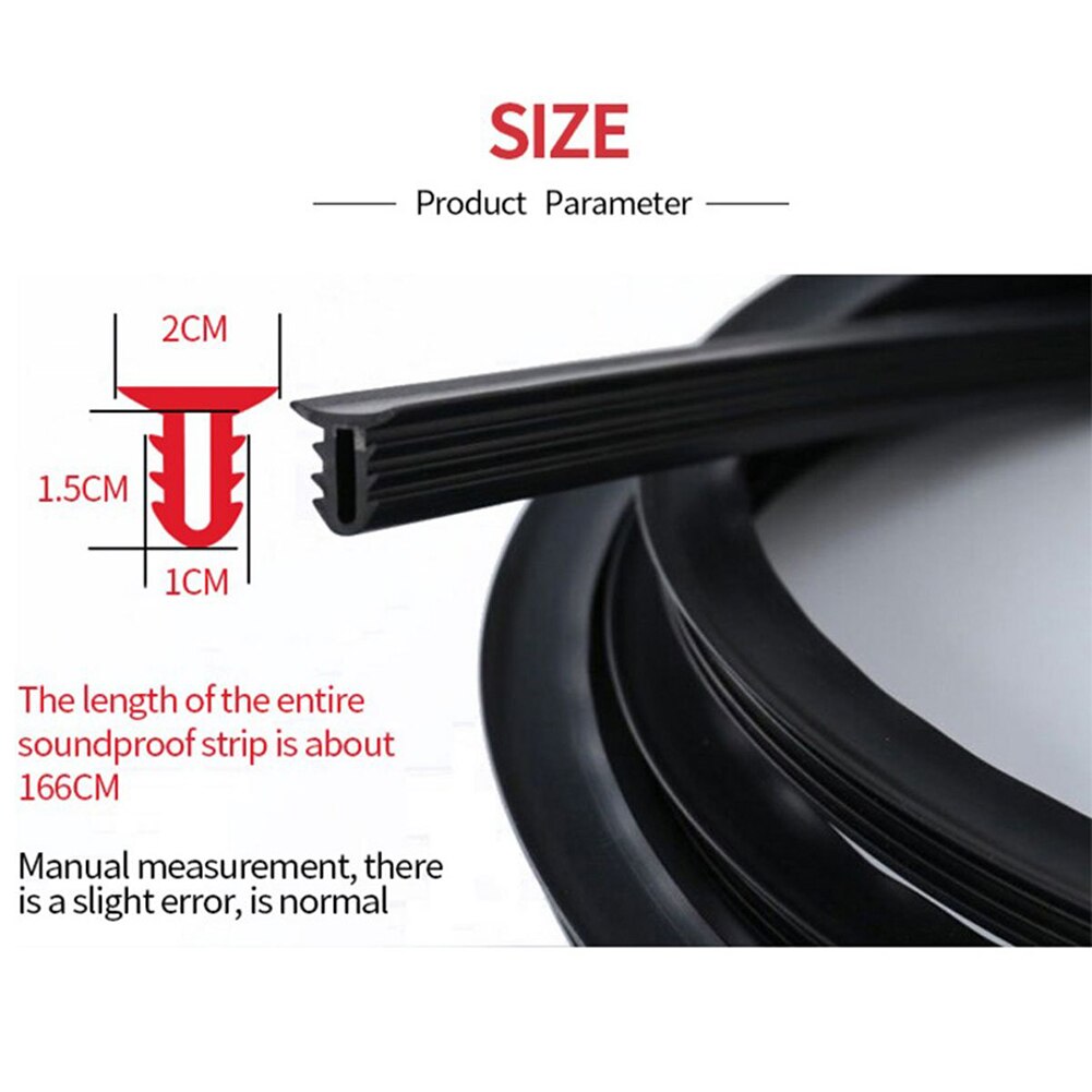 Tiras de sellado de goma para tablero de coche de 160cm para BMW E36 F30 F10 F20 E46 E90 E60 E39 X5 E53 E70 E30 E87 G30 E34 E92 E91, accesorios