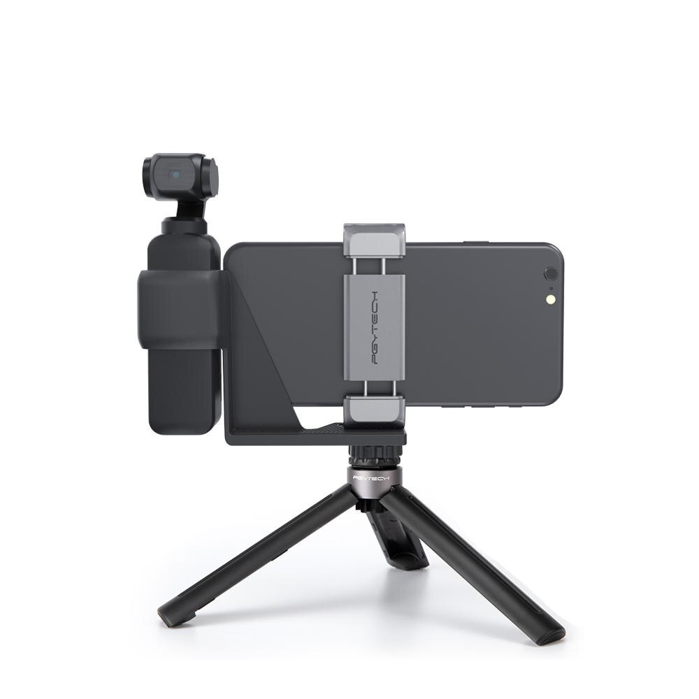 PGYTECH do akcesoriów Dji Osmo Pocket/Osmo Action przez uniwersalne mocowanie statywu Mini uchwyt Mini futerał do przenoszenia oryginalny w magazynie