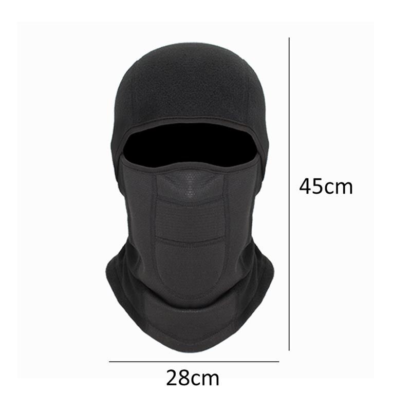 Winter Thermal Warm Bike Scarf Cycling Skiing Running Sport Training Full Face Mask Windproof Fleece Balaclava Caps Headwear