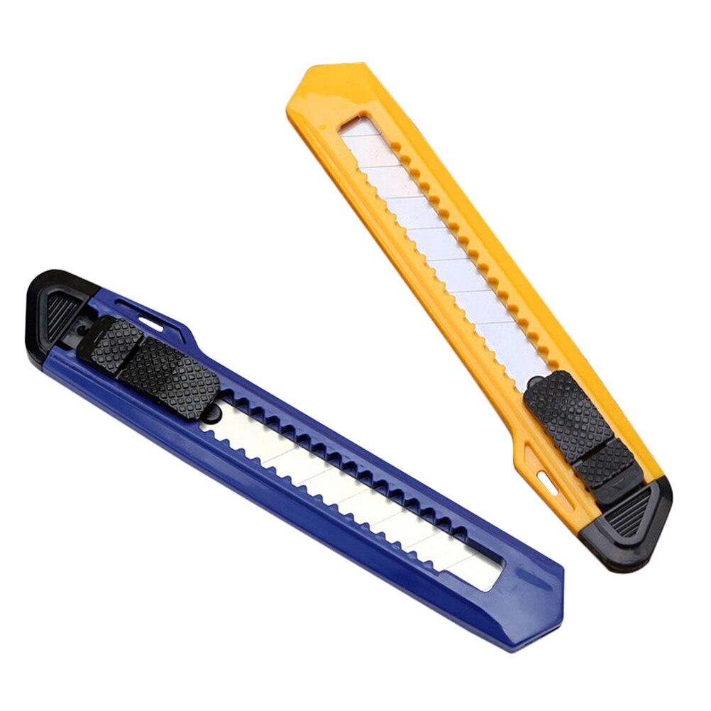 2Pcs Retractable Paper Cutting Knives Art Craft Cutters Stainless Steel Utility Cutters