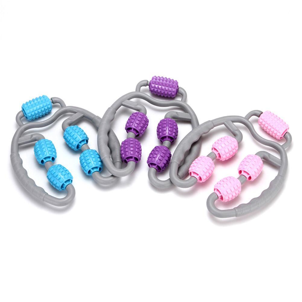 Ring Massager Muscle Relaxer Roller Roller Arm Leg Neck Roller Massage Roller Fitness A0Q1