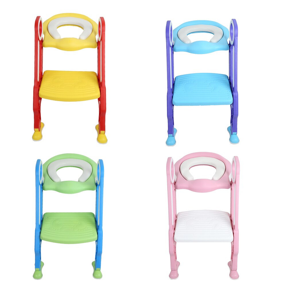 Kinderpotje opvouwbaar toilet stoeltje opstapje kinderpotje kindertoiletten met verstelbare ladder kinderpotje