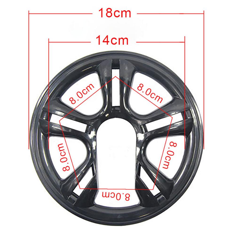 MTB Road Bicycle Sprocket Protection Crankset Crank Guard Protector Bike Chain Wheel Ring Protective Cover Cycling Accessories: WHITE