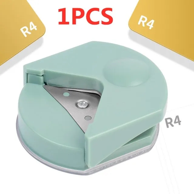 Corner Rounder R4 Corner Punch Portable Paper Trimmer Cutter For Cards Photo Cutting DIY Craft Scrapbooking Tools: green