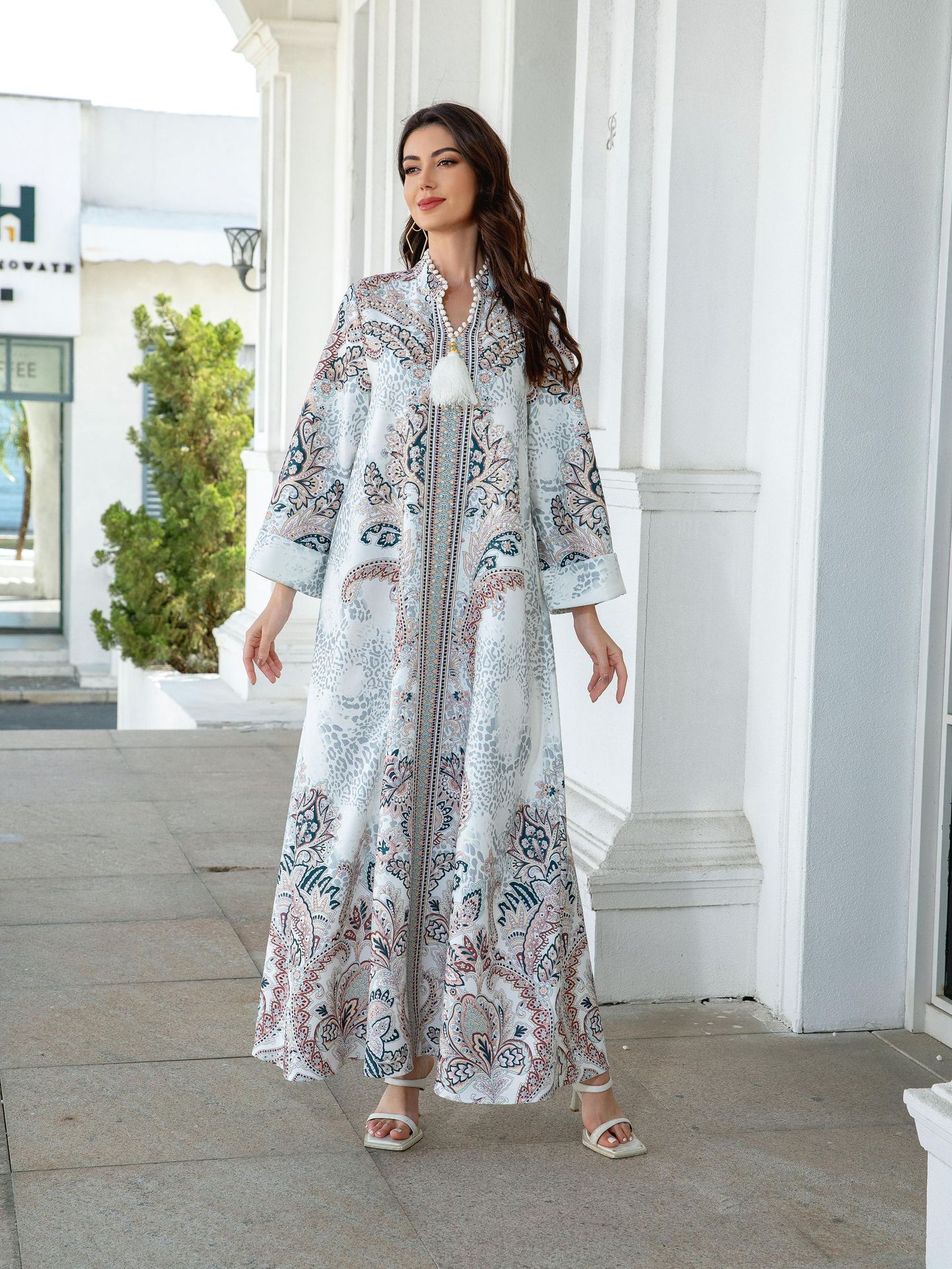 Dubai vestido de festa para mulheres abaya eid vestidos longos muçulmano caftan robe jalabiya ramadan marrocos dubai kaftan vestidos largos 2025: M