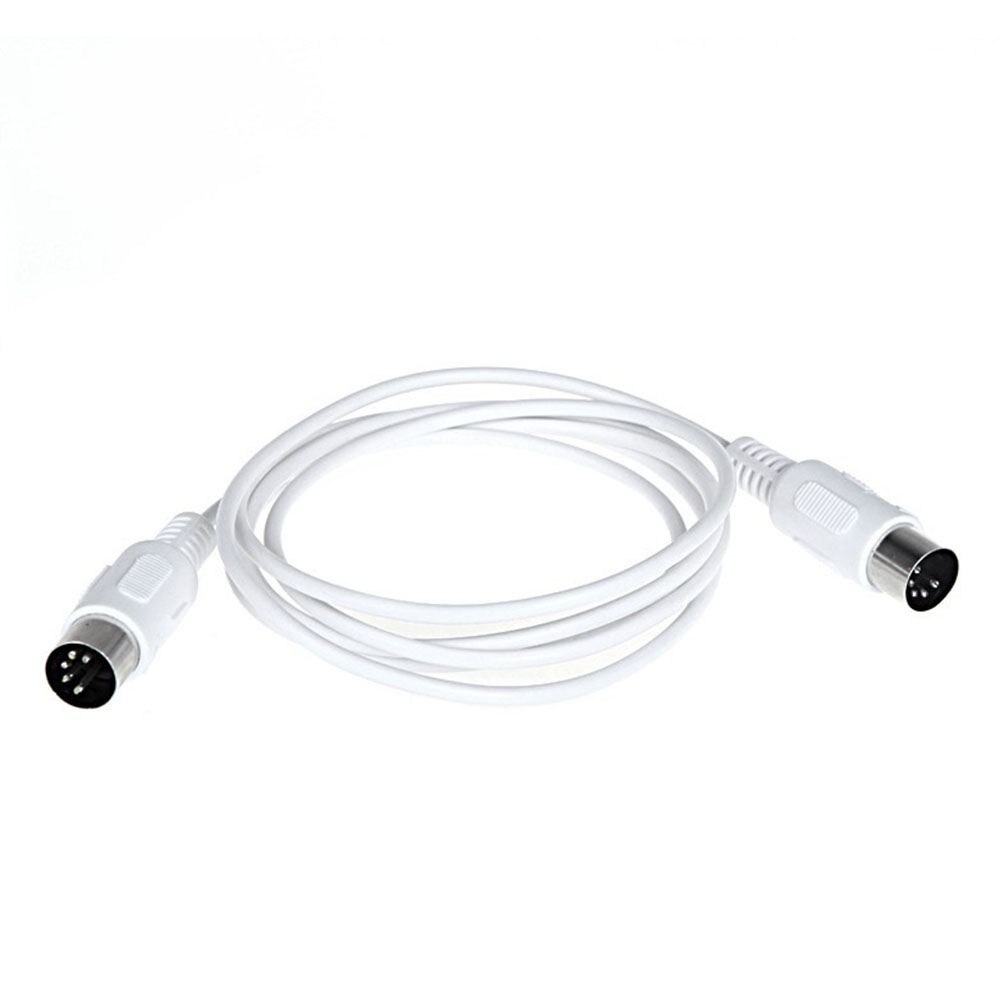 Cable de extensión de edición de música MIDI línea de teclado electrónico Cable de conexión de cinco pines Cable de órgano electrónico
