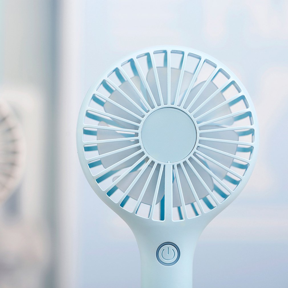 Portable Rechargeable Fan Abs Air Cooler Mini Operated Desk Usb Charging Cooling Fan For Office Gadgets 1 Set