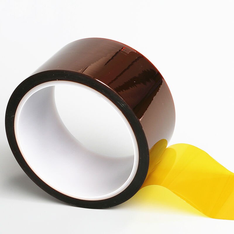 20mm*33m gold Color Adhesive Tape High Temperature Heat Resistant Polyimide Tape for Electronic BGA PCB SMT Soldering Shielding