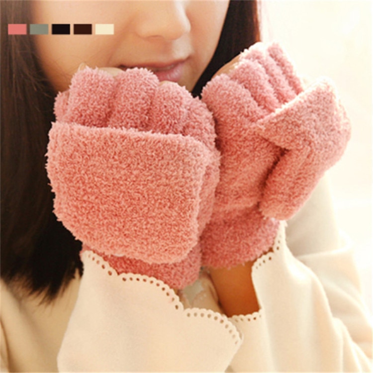 Corail bas rénover demi doigt gant hiver garder gant madame gant hiver un étal marchandises réparties sur le sol pour les