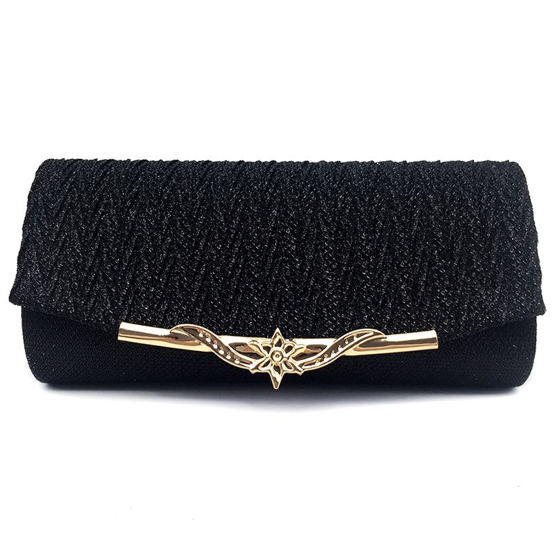 Frauen Abend Tasche Party Bankett Glitter Tasche Für Frauen Mädchen Hochzeit Kupplungen Handtasche Kette Schulter Tasche: Black