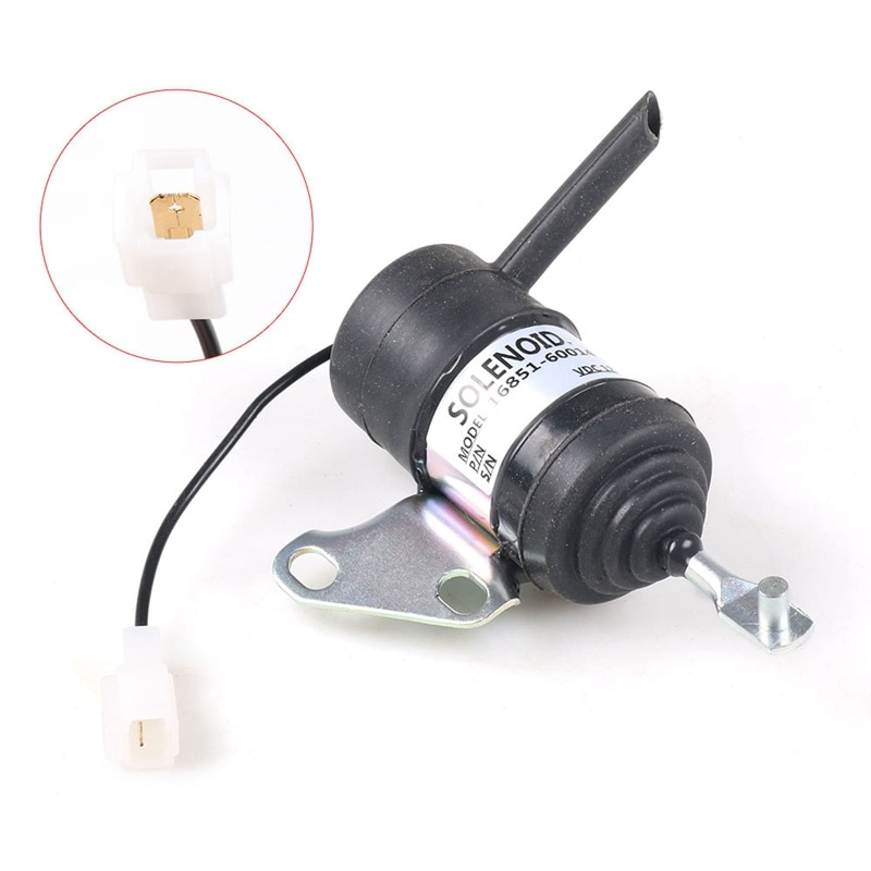 16851-60014 bränsle stopp solenoid för kubota gräsklippare grävmaskin rtv rtv 900