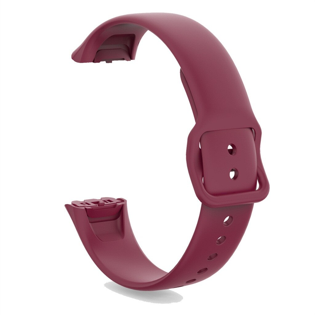 Ersättningsarmband bandrem för samsung galaxy fit sm -r370 armband smart watch  #t2: Röd