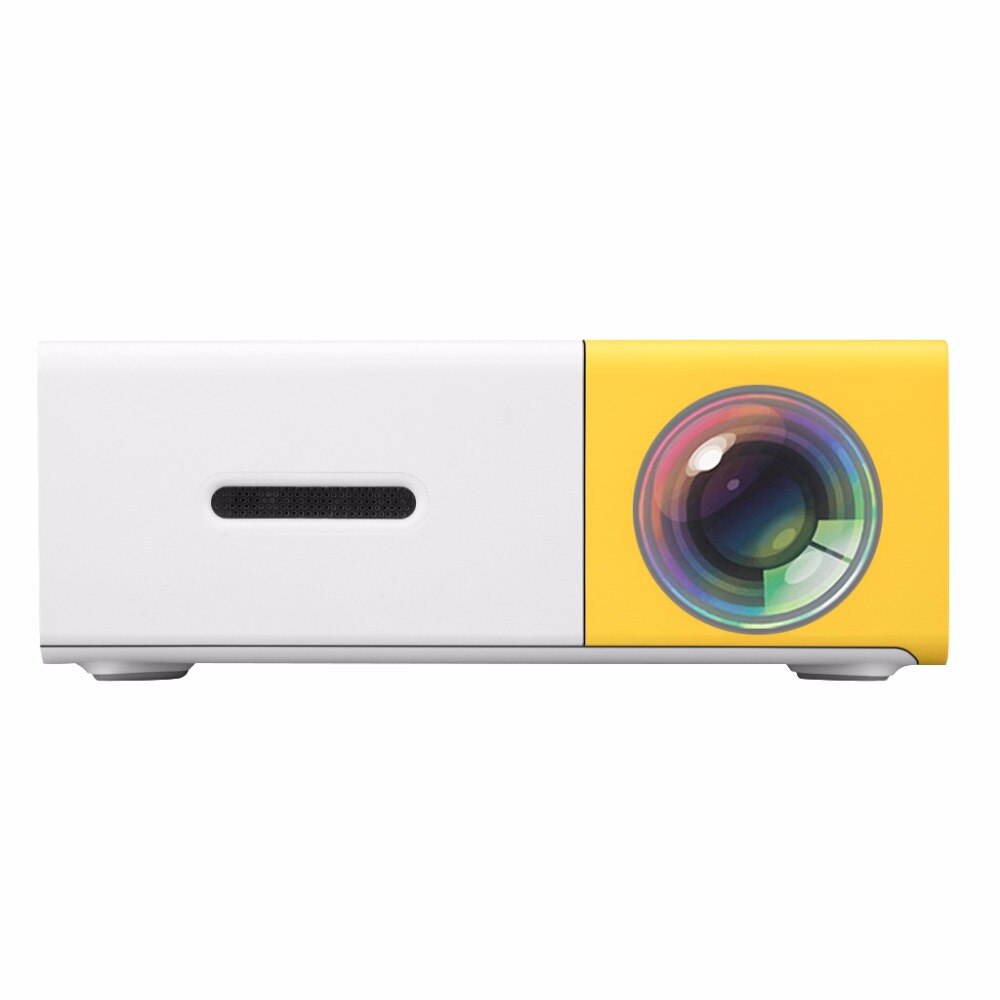 Miniproyector portátil YG300 de 600 lúmenes YG300 reproductor multimedia de 320x240 píxeles compatible con proyectores LED LCD HD de 1080P