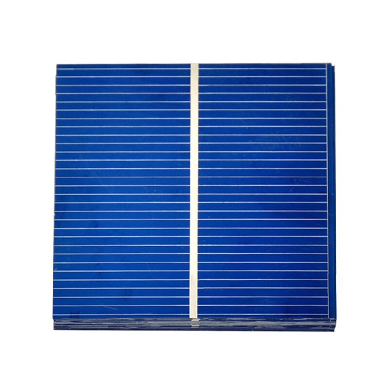 50 Sheets/set 52x52mm Polycrystalline Silicon Solar Panel DIY Solar Cell Cutting Sheet Solar Energy Battery Panel