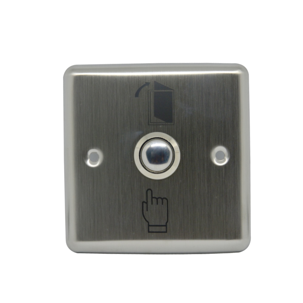10 PCS 86mm Surface Aluminium Alloy Door access button Emergency alarm Push button auto restoration Panic alarm release