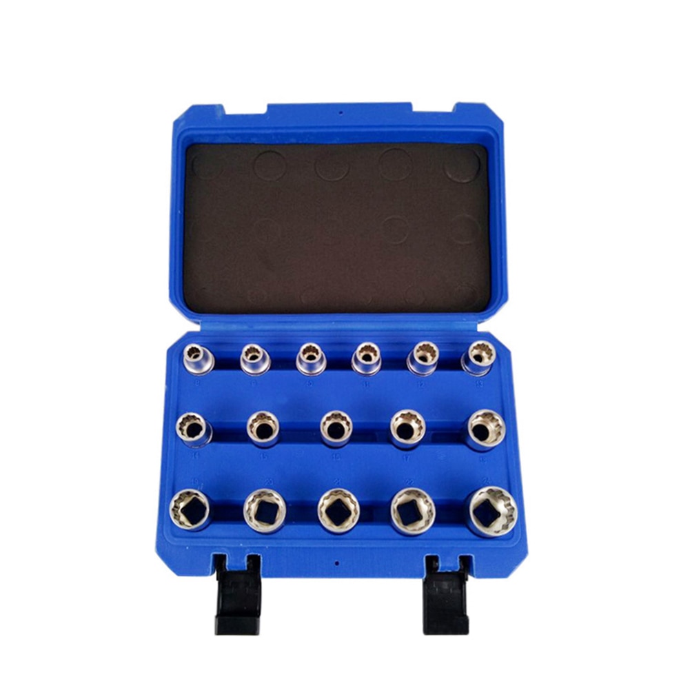 16/19/21 pièces prise convertisseur adaptateur ensemble carré lecteur 1/2 '12 points Impact prise adaptateur pour voiture vélo Garage réparation outil