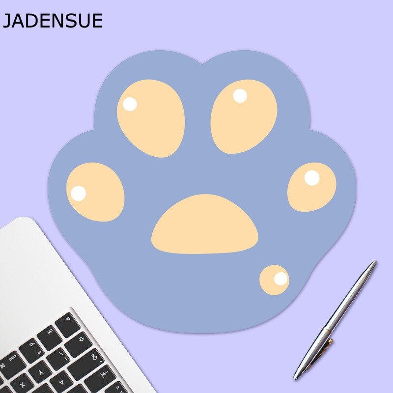 Mouse Pad Rubber Cute Cat Paw Pattern Anti-Slip Mice Comfortable Desk Mats for Laptop PC Computer Pad Game Mousepad Deskpad: 280x260x3mm 13